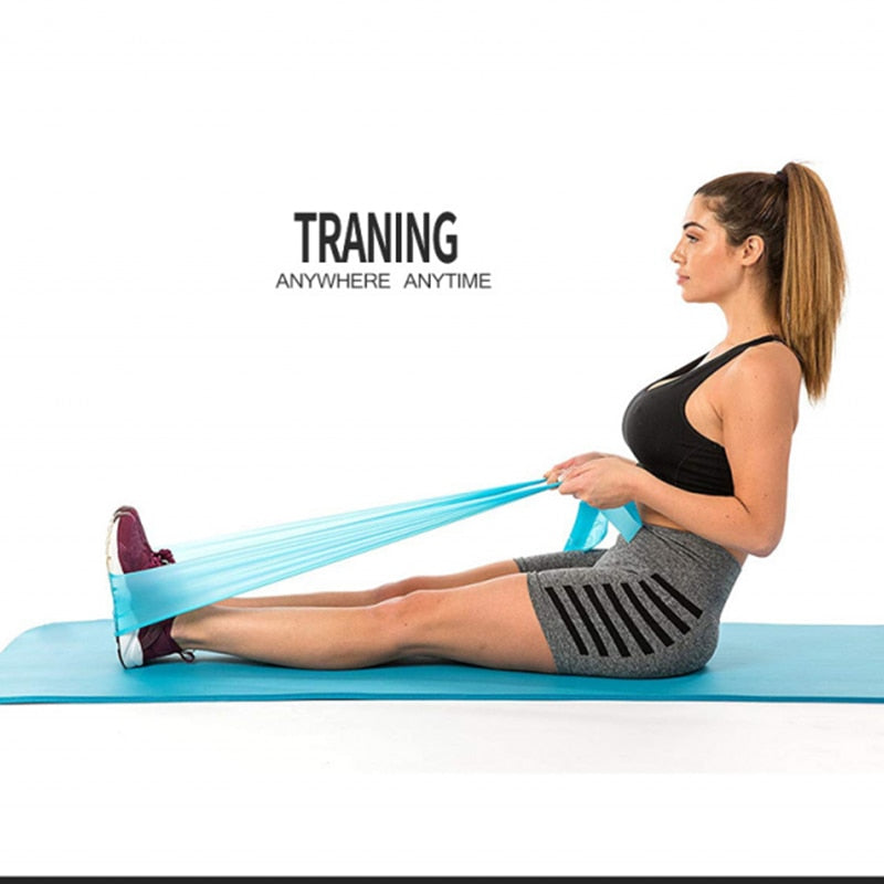 Fitness Exercise Resistance Bands Rubber Yoga Elastic Band 150Cm -180CM Resistance Band Loop Rubber Loops For Gym Training
