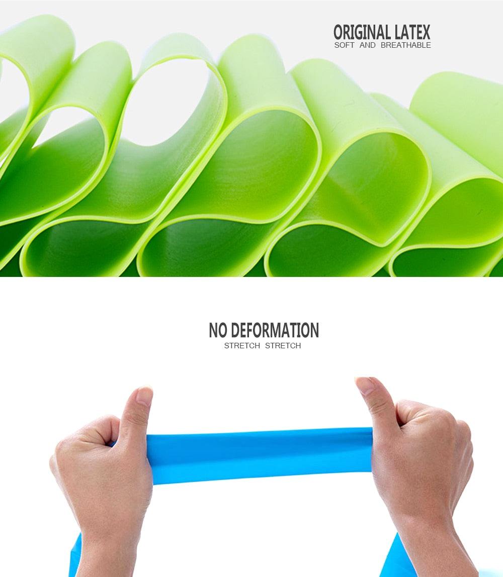 Fitness Exercise Resistance Bands Rubber Yoga Elastic Band 150Cm -180CM Resistance Band Loop Rubber Loops For Gym Training