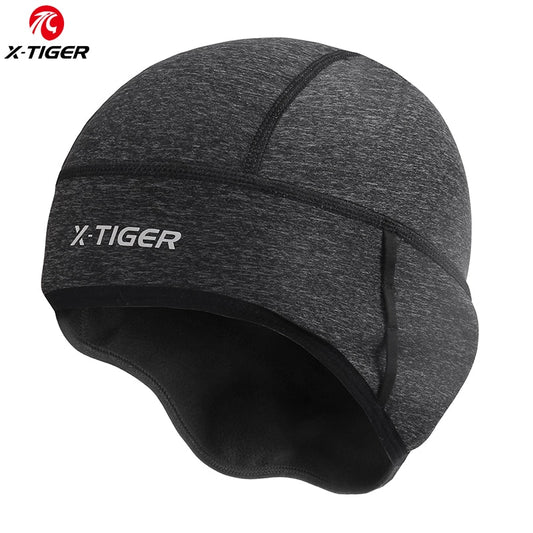 X-TIGER Winter Cycling Cap Windproof Thermal Ski Cap Running Skiing Motocycle Riding Hat Men Women MTB Bike Cycling Headwear