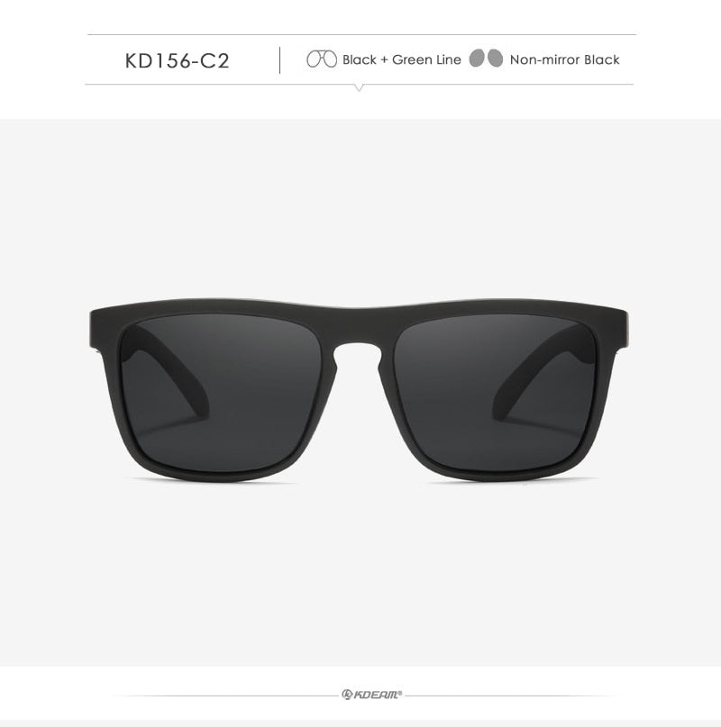 Fashion Guy's Sun Glasses From KDEAM Polarized Sunglasses Men Classic Design All-Fit Mirror Sunglass With Brand Box CE