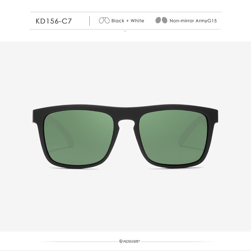 Fashion Guy's Sun Glasses From KDEAM Polarized Sunglasses Men Classic Design All-Fit Mirror Sunglass With Brand Box CE