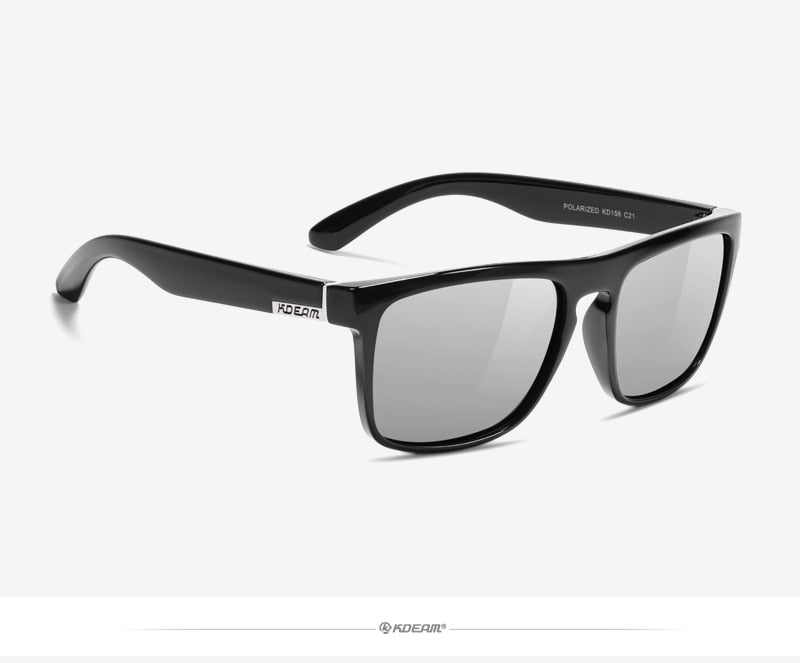 Fashion Guy's Sun Glasses From KDEAM Polarized Sunglasses Men Classic Design All-Fit Mirror Sunglass With Brand Box CE