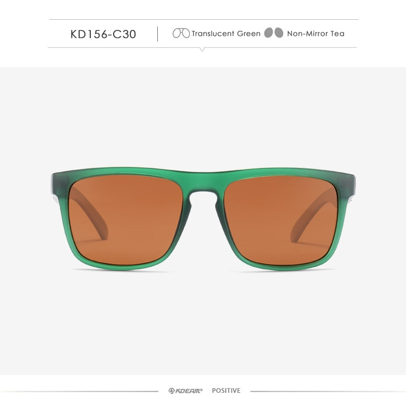 Fashion Guy's Sun Glasses From KDEAM Polarized Sunglasses Men Classic Design All-Fit Mirror Sunglass With Brand Box CE