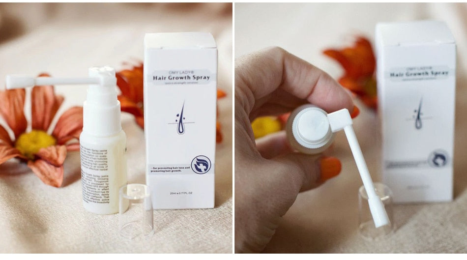 OMY LADY Anti Hair Loss Hair Growth Spray Essential Oil Liquid For Men Women Dry Hair Regeneration Repair Hair Loss Products