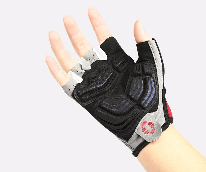 Shockproof GEL Pad Cycling Gloves Half Finger Sport Gloves Men Women Summer Bicycle Gym Fitness Gloves MTB Bike Gloves