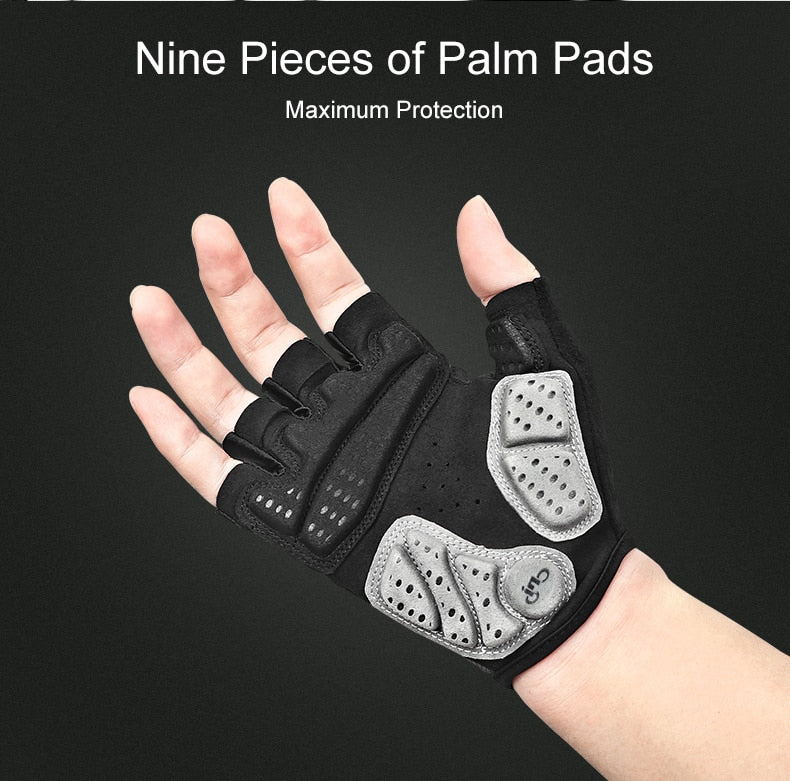 Shockproof GEL Pad Cycling Gloves Half Finger Sport Gloves Men Women Summer Bicycle Gym Fitness Gloves MTB Bike Gloves