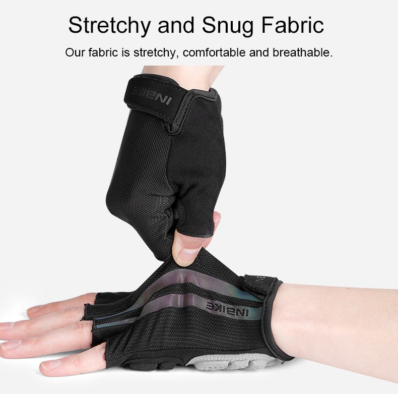 Shockproof GEL Pad Cycling Gloves Half Finger Sport Gloves Men Women Summer Bicycle Gym Fitness Gloves MTB Bike Gloves