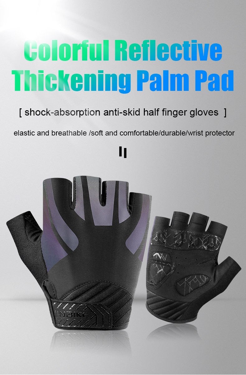 Shockproof GEL Pad Cycling Gloves Half Finger Sport Gloves Men Women Summer Bicycle Gym Fitness Gloves MTB Bike Gloves