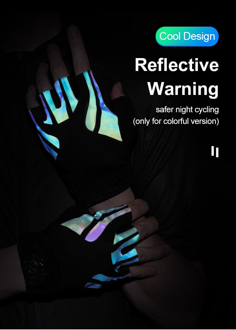 Shockproof GEL Pad Cycling Gloves Half Finger Sport Gloves Men Women Summer Bicycle Gym Fitness Gloves MTB Bike Gloves