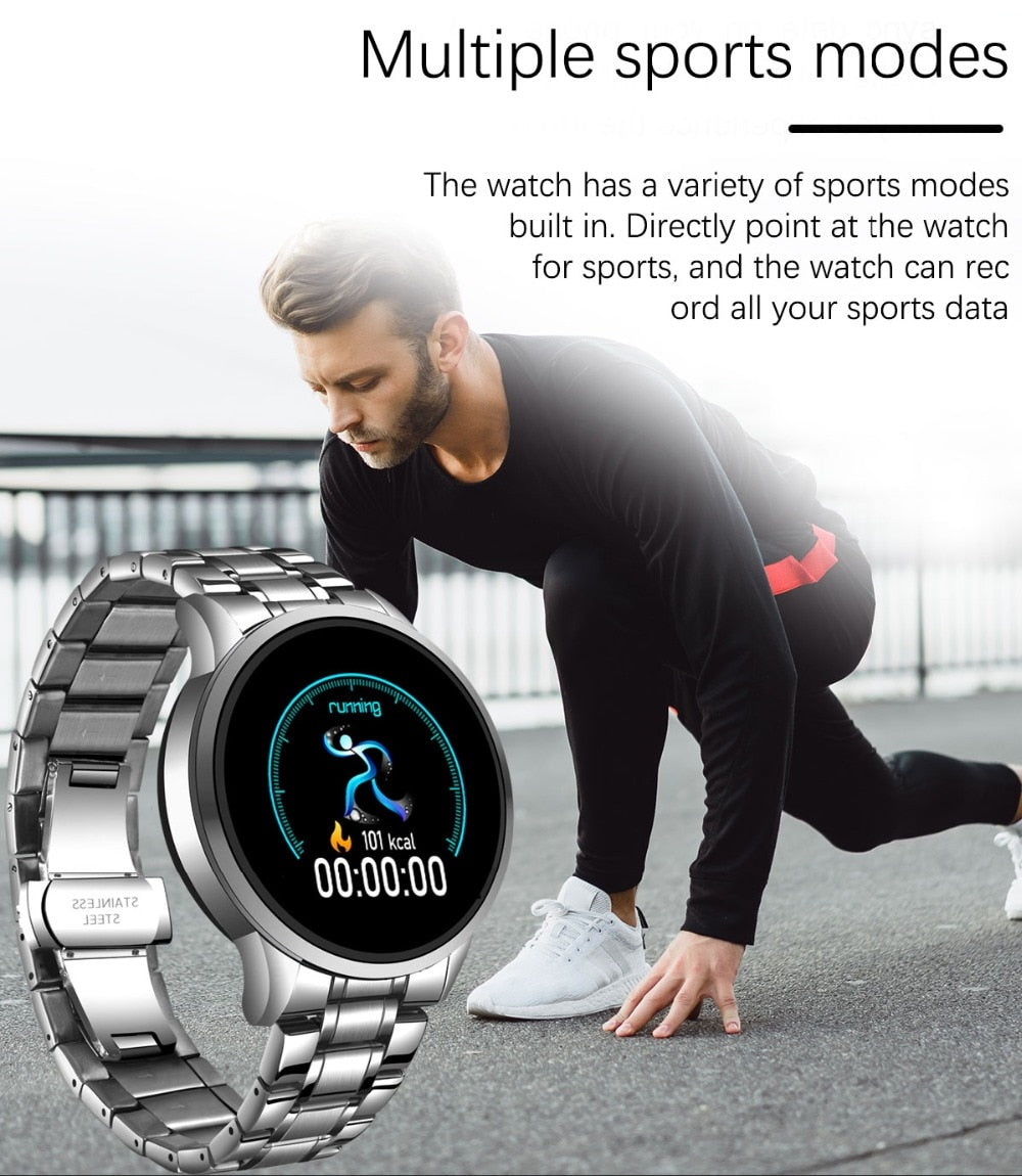 2020 New stainless steel Digital Watch Men Sport Watches Electronic LED Male Wrist Watch For Men Clock Waterproof Bluetooth Hour