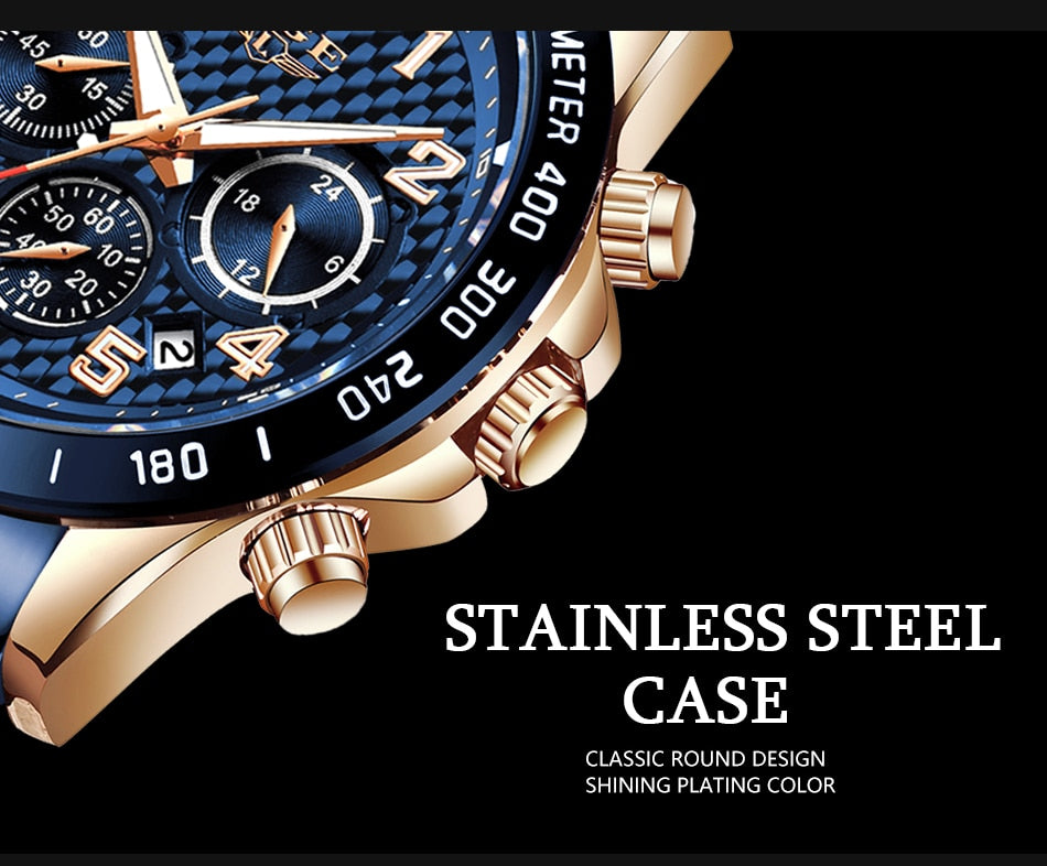 LIGE 2020 New Arrival Men Watches Top Luxury Brand Sport Watch Men Chronograph Quartz Wristwatch Date Male Relogio Masculino+Box