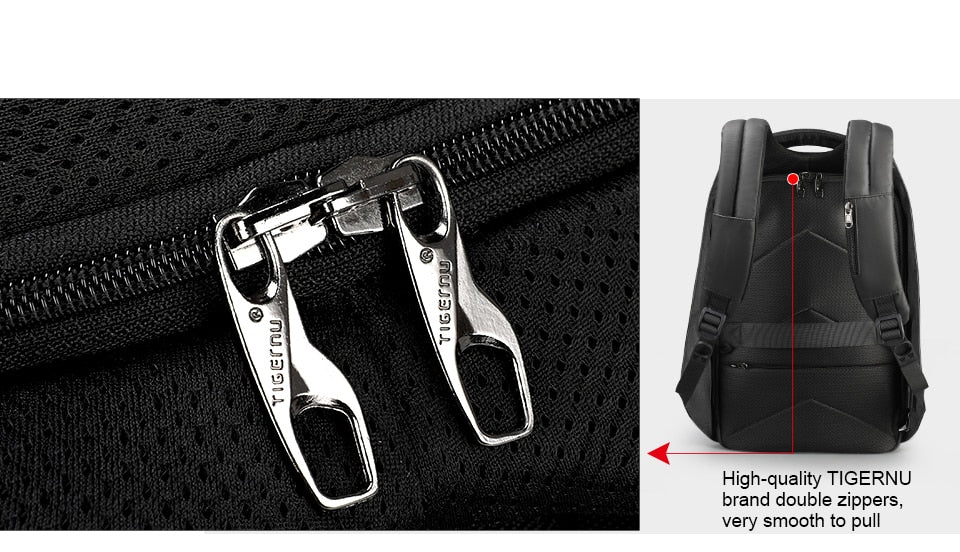 Hidden Anti theft Zipper 15.6 inch Men School Laptop Backpacks Water Repellent Travel 20L Multi USB Charger Male Mochila women