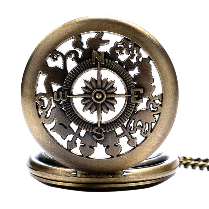 New Arrival Retro Alice in Wonderland Theme Bronze Quartz Pocket Watches Vintage Fob Watches Christmas Birthday Gift