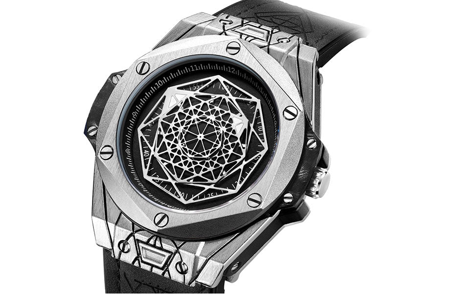 Luxury Top Brand Quartz Watches Men Leather Strap Military Sports Wristwatch Man Waterproof Watch Relogios Masculino 533G