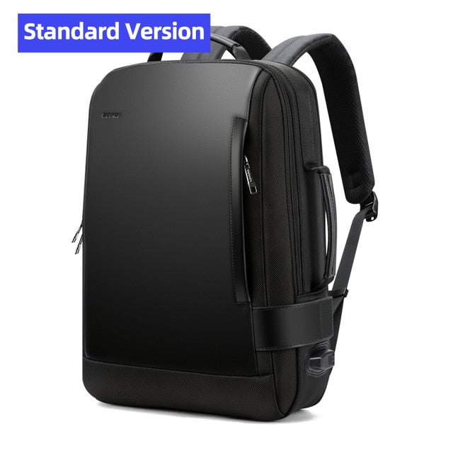 Brand Enlarge Backpack USB External Charge 15.6 Inch Laptop Backpack Shoulders Men Anti-Theft Waterproof Travel Backpack