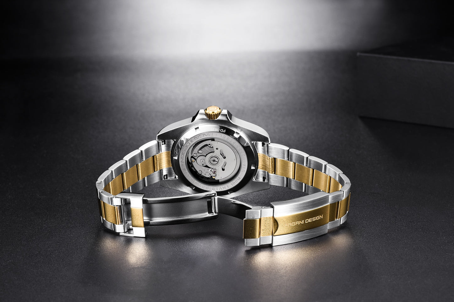 PAGANI Design Brand Luxury Men Watches Automatic Black Watch Men Stainless Steel Waterproof Business Sport Mechanical Wristwatch