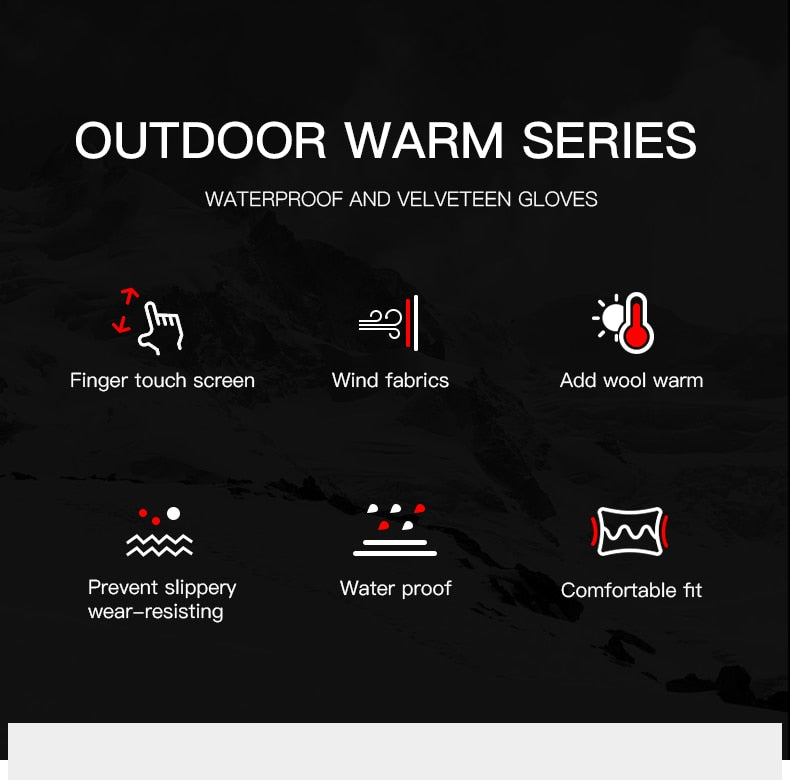 Hot Sale Winter Outdoor Sports Running Glove Warm Touch Screen Gym Fitness Full Finger Gloves For Men Women Knitted Magic Gloves
