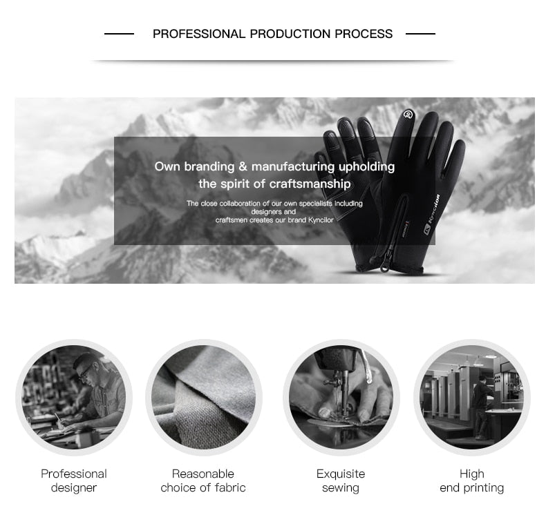 Hot Sale Winter Outdoor Sports Running Glove Warm Touch Screen Gym Fitness Full Finger Gloves For Men Women Knitted Magic Gloves