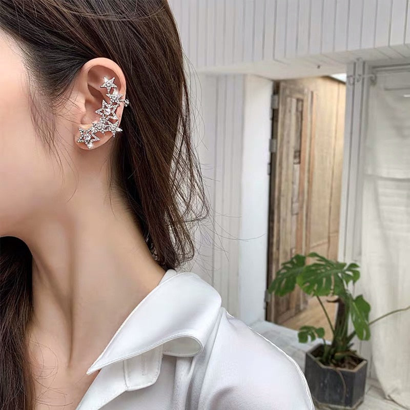 2020 New Angel wings Rhinestone Hanging Dangle exquisite Exaggerated Fashion Stud Earrings elegant Prevent Allergy Earrings