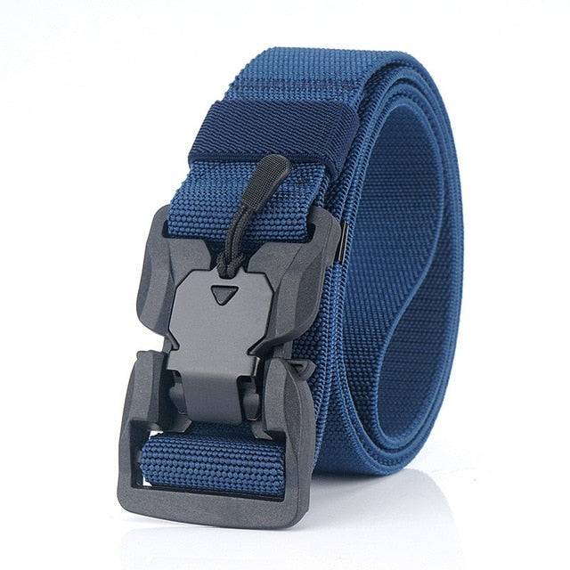 MEDYA Official Genuine Tactical Belt Quick Release Magnetic Buckle Military Belt Soft Real Nylon Sports Accessories MN057