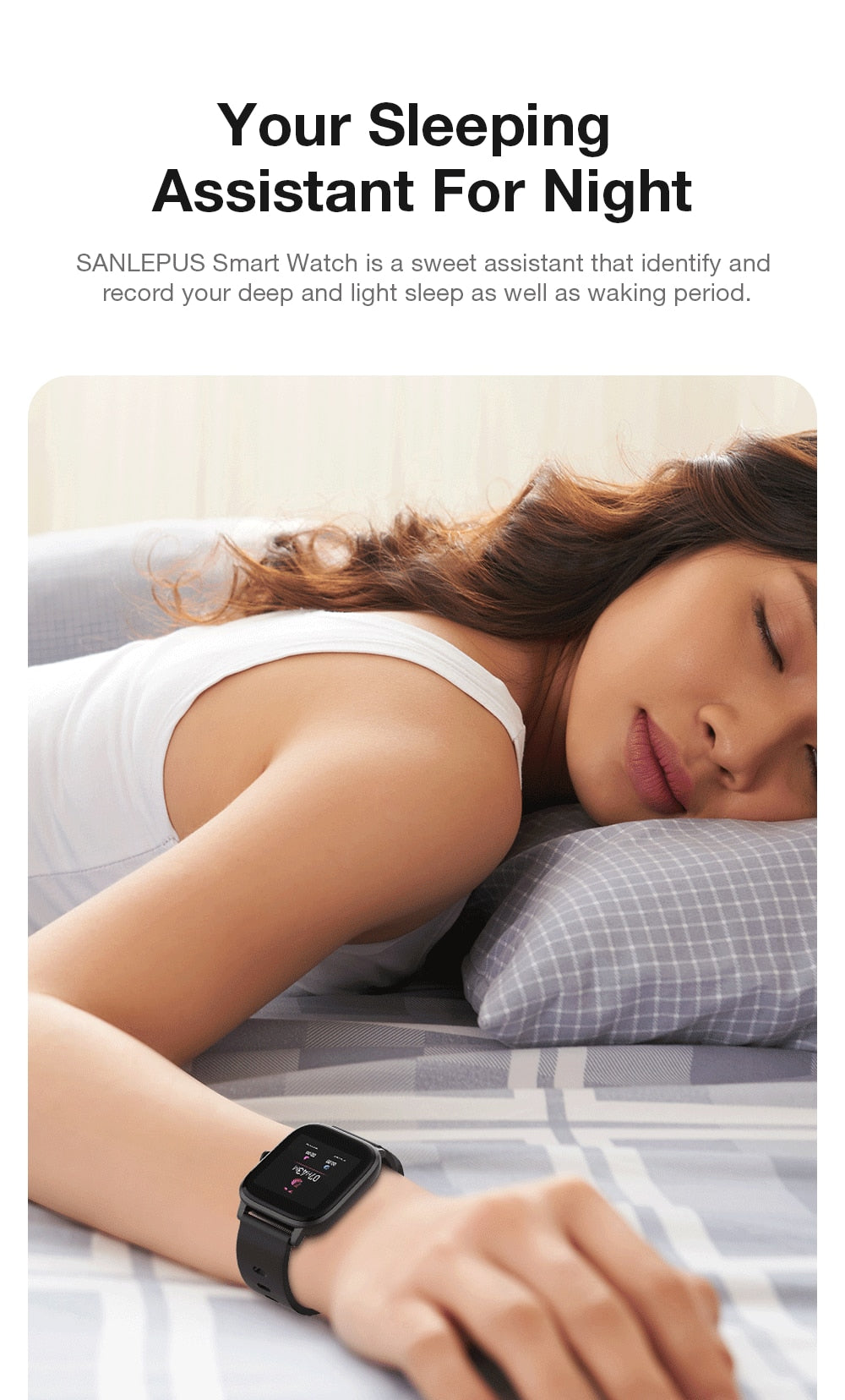 SANLEPUS Global Version Smart Watch IP67 Waterproof Smartwatch 2020 New Men Women Fitness Bracelet Band For Android Apple Xiaomi