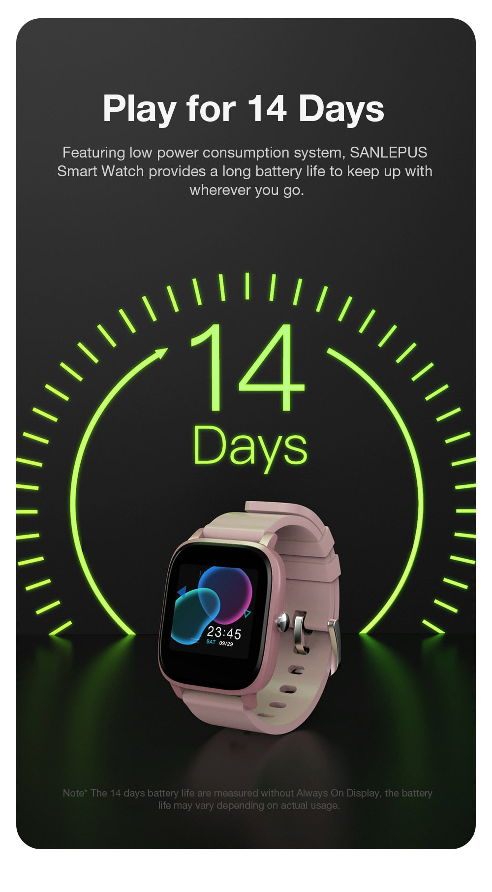 SANLEPUS Global Version Smart Watch IP67 Waterproof Smartwatch 2020 New Men Women Fitness Bracelet Band For Android Apple Xiaomi