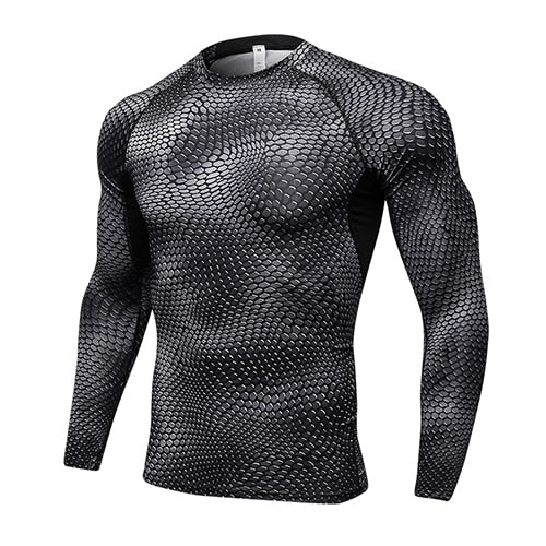 Quick Dry Workout Running Shirt Compression Fitness Tops Breathable Jersey Gym T-shirts Clothing Rashguard Male Sport Shirts Men