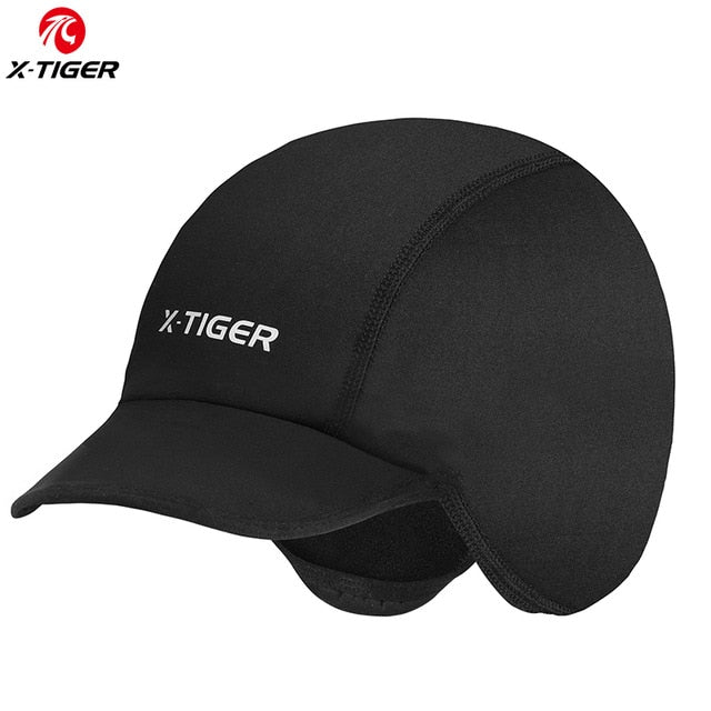 X-TIGER Winter Cycling Cap Windproof Thermal Ski Cap Running Skiing Motocycle Riding Hat Men Women MTB Bike Cycling Headwear