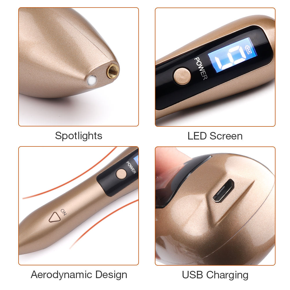 LCD Plasma Pen LED Lighting Laser Tattoo Mole Removal Machine Face Care Skin Tag Removal Freckle Wart Dark Spot Remover