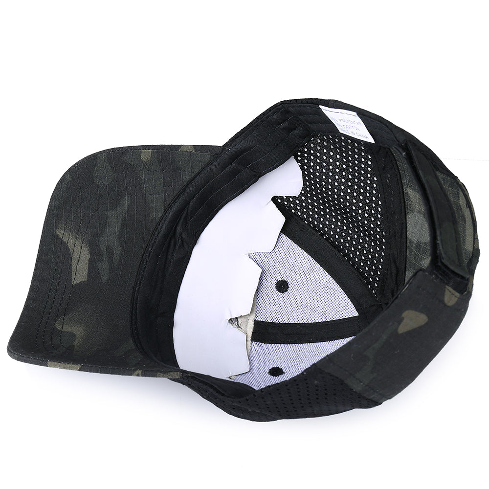 Skull Tactical Military Airsoft Cap Adjustable Breathable Sun Visor Trucker Hat Mesh Hunting Hiking Baseball Skeleton Snapback