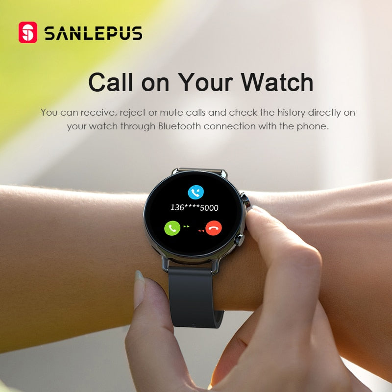 SANLEPUS ECG Smart Watch Bluetooth Call 2020 NEW Men Women Waterproof Smartwatch Heart Rate Monitor For Android Apple Samsung
