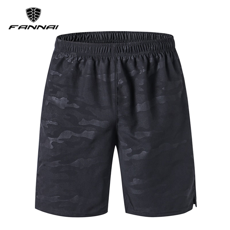 Running Shorts Men Quick Dry Sports Workout Jogging Fitness Training Gym Crossfit Casual Pants Camo Camouflage Pockets