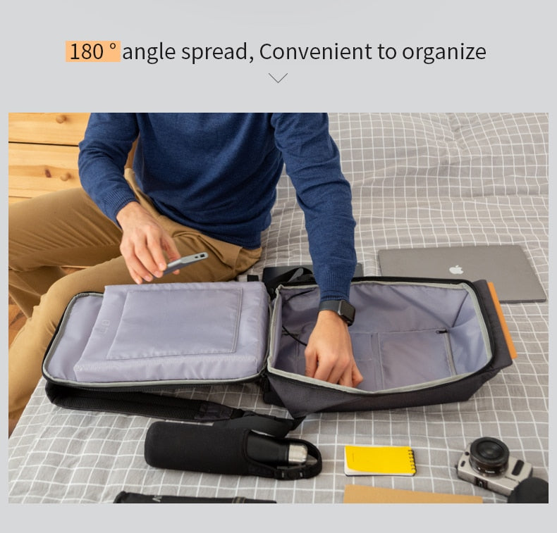 Kingsons 15.6'' new waterproof backpacks USB charging school bag anti-theft men and women backpack for laptop travelling mochila