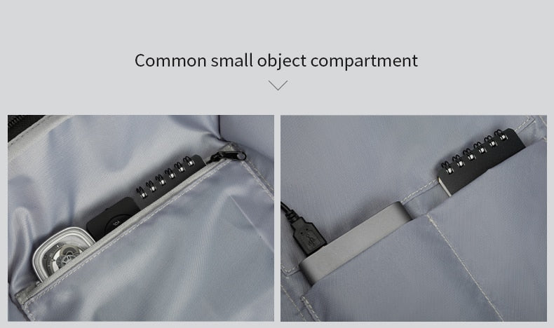 Kingsons 15.6'' new waterproof backpacks USB charging school bag anti-theft men and women backpack for laptop travelling mochila