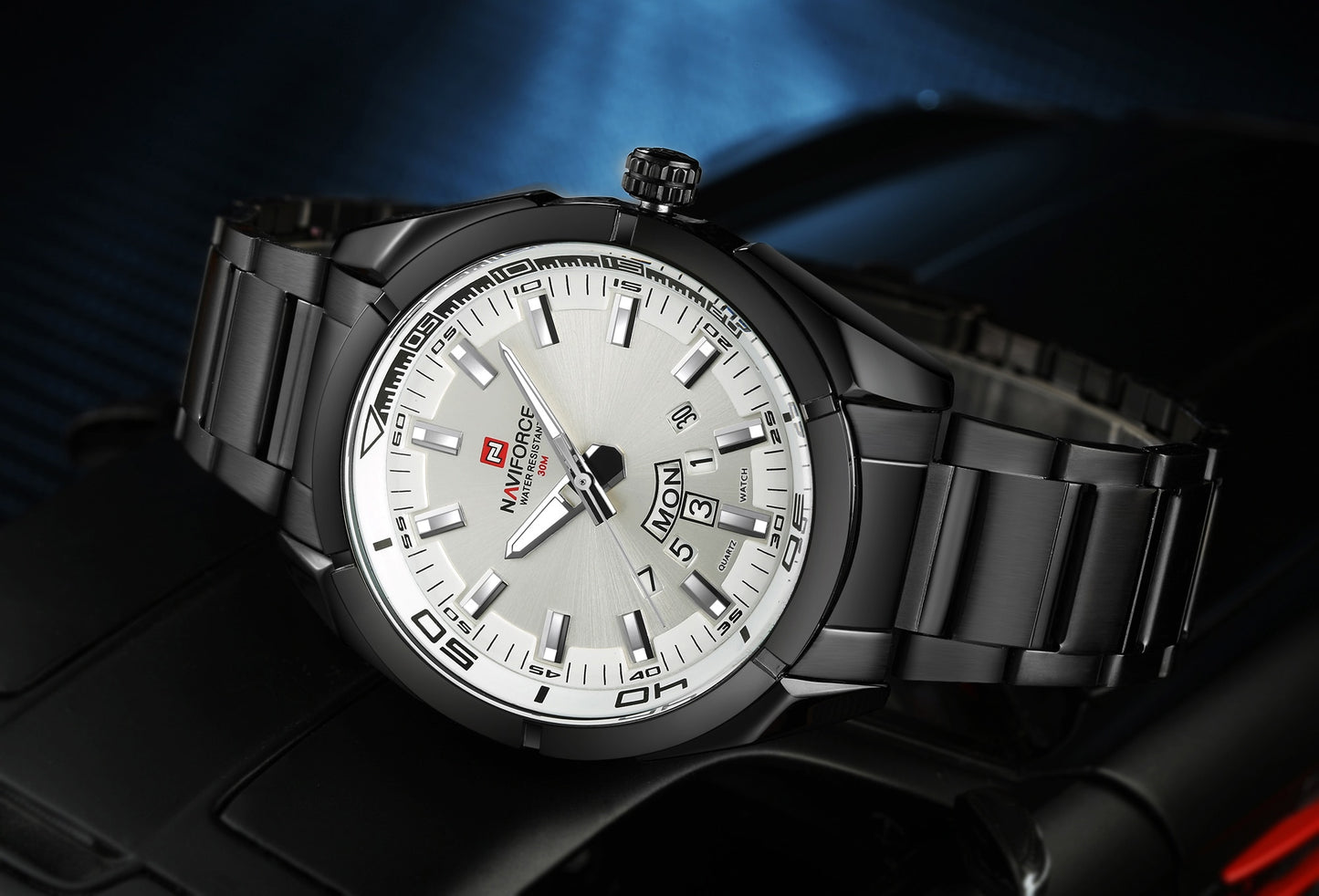 Men Watches Business Quartz Watch Men's Stainless Steel Band 30M Waterproof Date Wristwatches Relogio Masculino