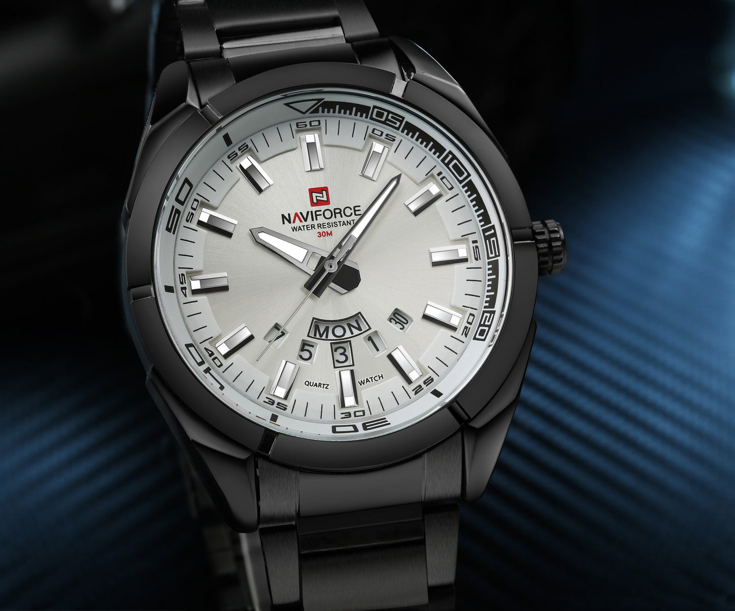 Men Watches Business Quartz Watch Men's Stainless Steel Band 30M Waterproof Date Wristwatches Relogio Masculino