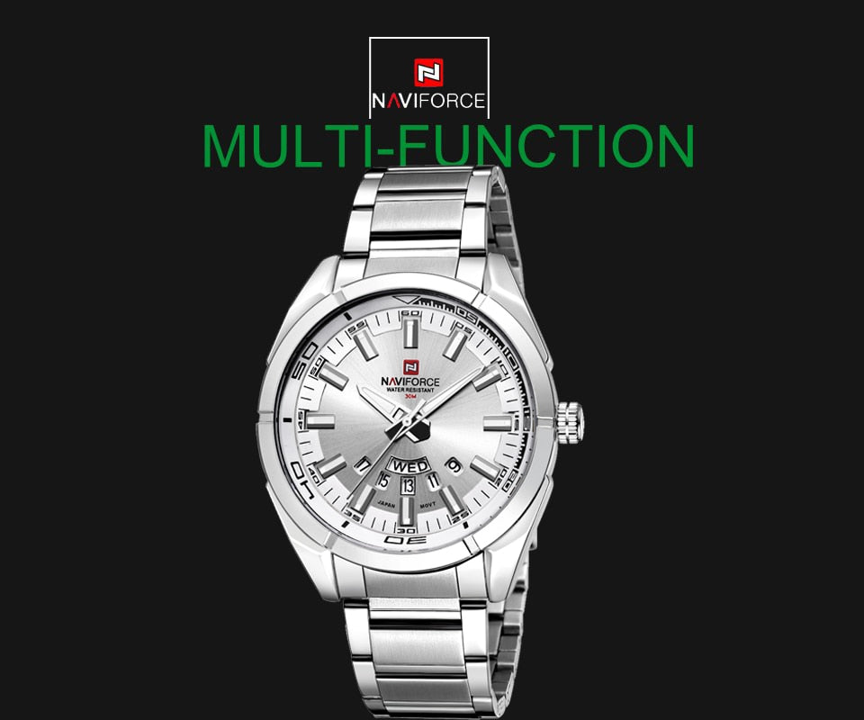 Men Watches Business Quartz Watch Men's Stainless Steel Band 30M Waterproof Date Wristwatches Relogio Masculino