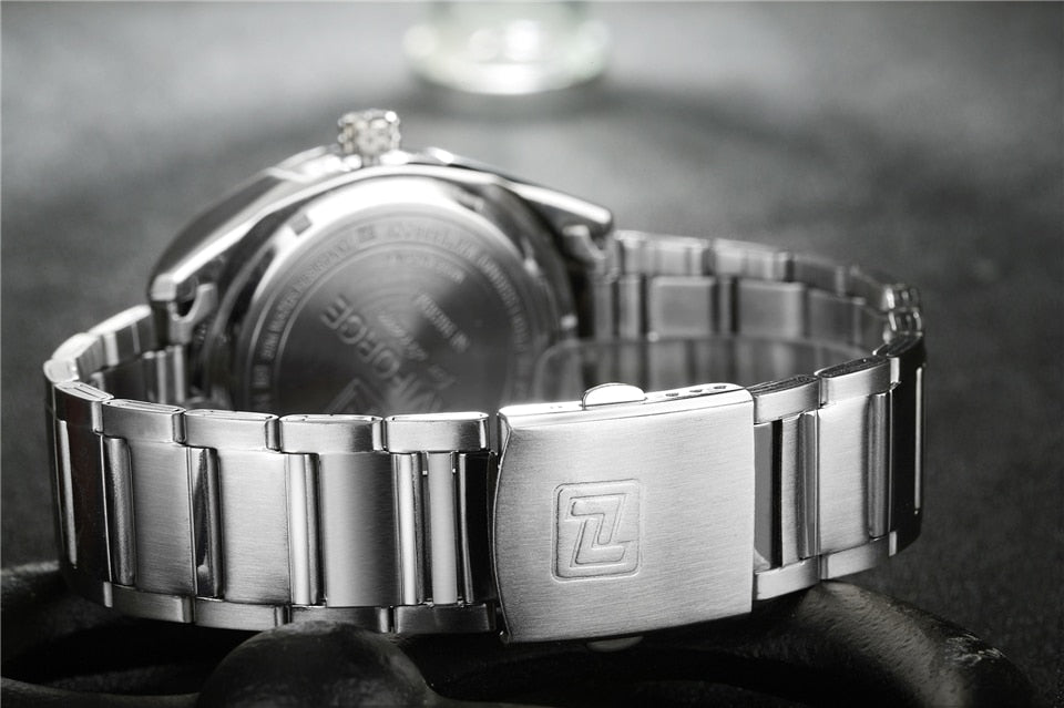 Men Watches Business Quartz Watch Men's Stainless Steel Band 30M Waterproof Date Wristwatches Relogio Masculino