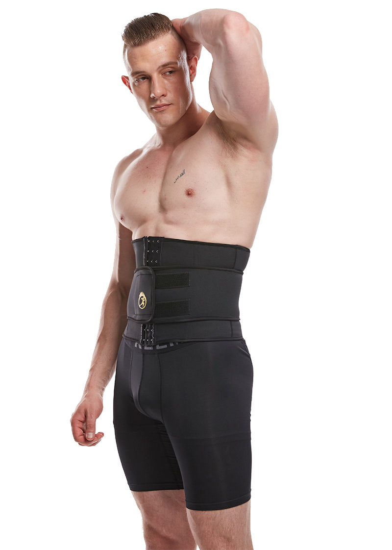 Hot Waist Trainer Neoprene Men Body Shaper Tummy Control Belt Sauna Slimming Strap Fitness Sweat Shapewear for Fat Burner