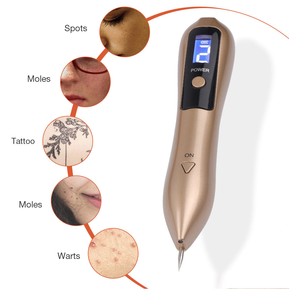 LCD Plasma Pen LED Lighting Laser Tattoo Mole Removal Machine Face Care Skin Tag Removal Freckle Wart Dark Spot Remover