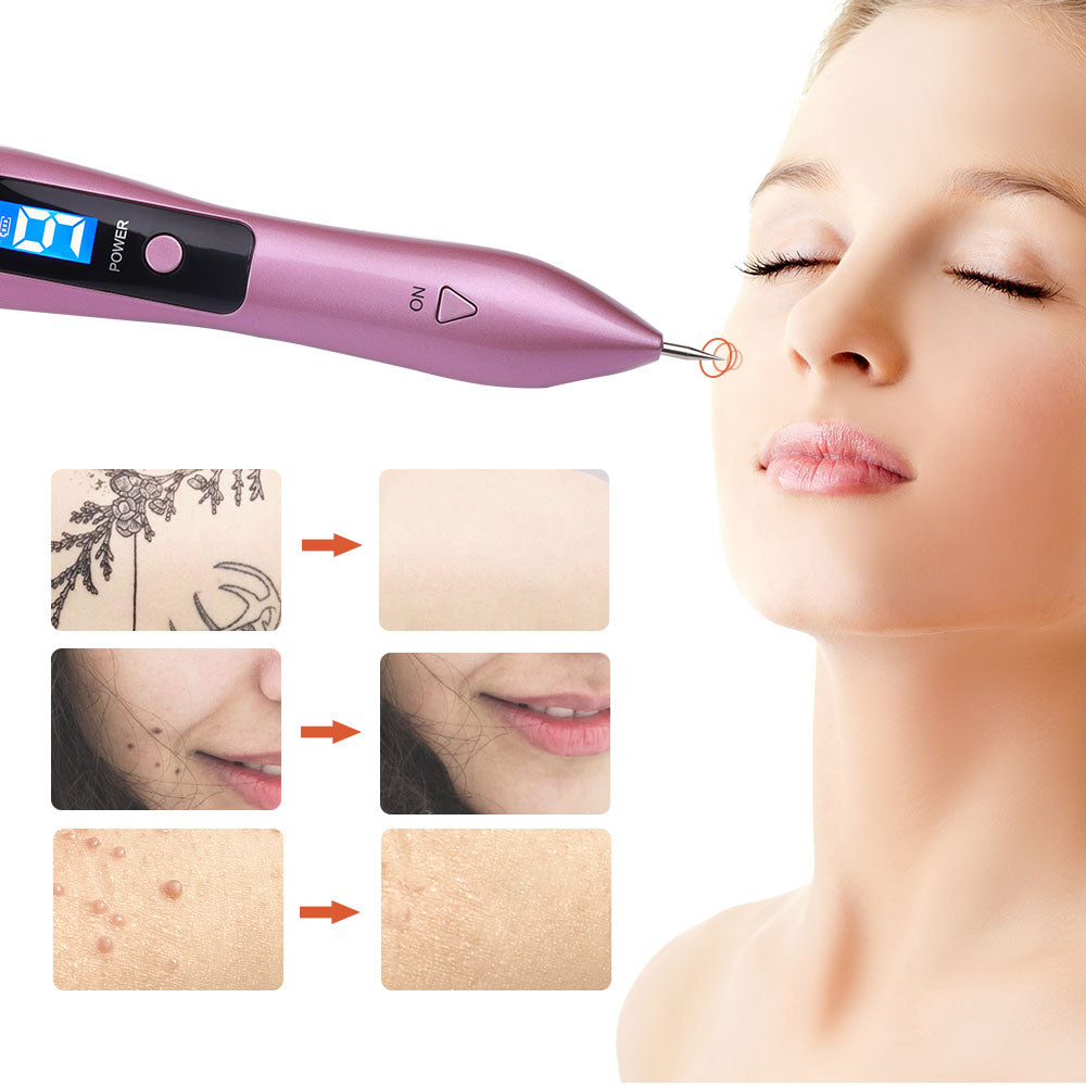 LCD Plasma Pen LED Lighting Laser Tattoo Mole Removal Machine Face Care Skin Tag Removal Freckle Wart Dark Spot Remover
